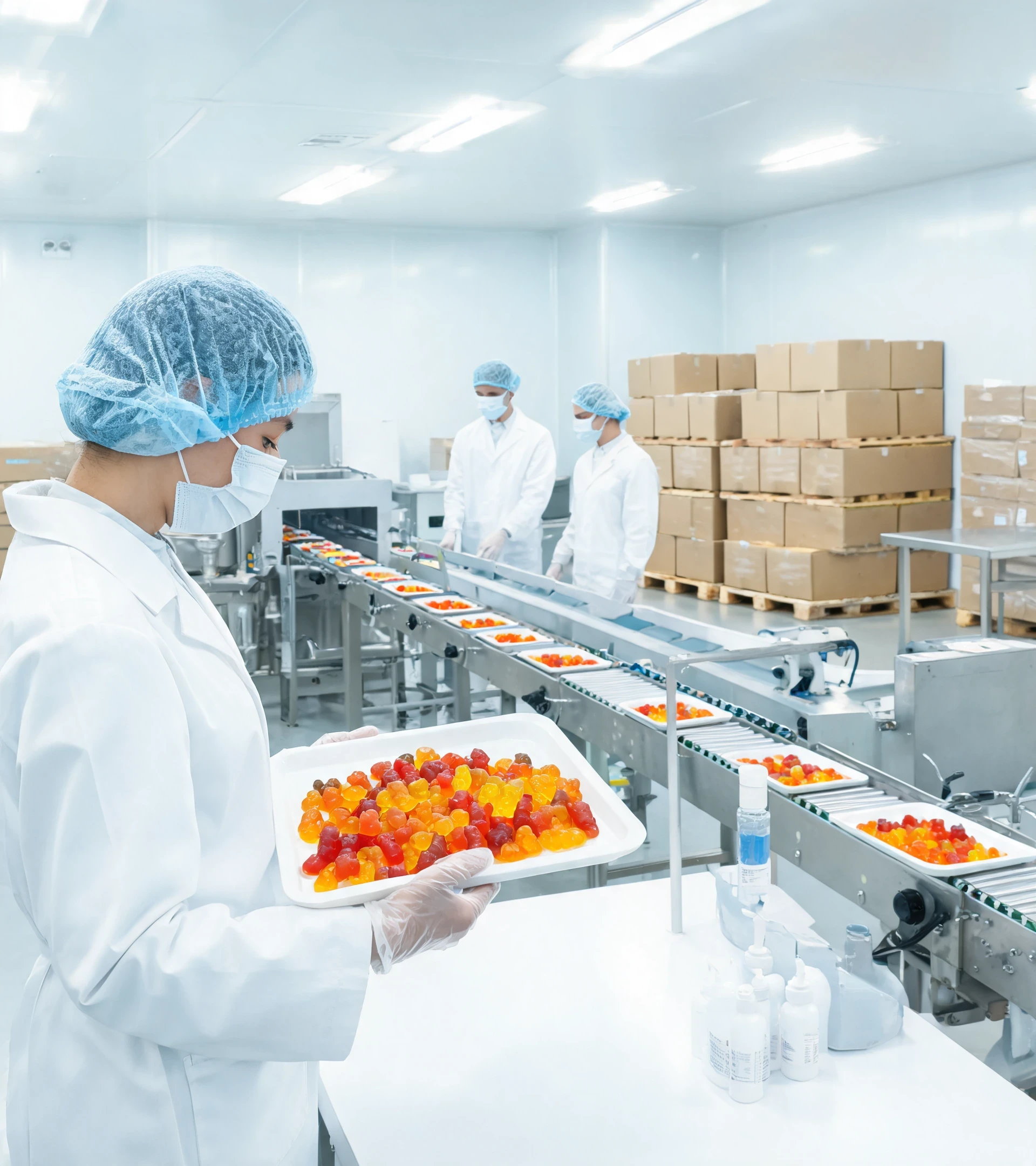 Gummies factory workflow and product context