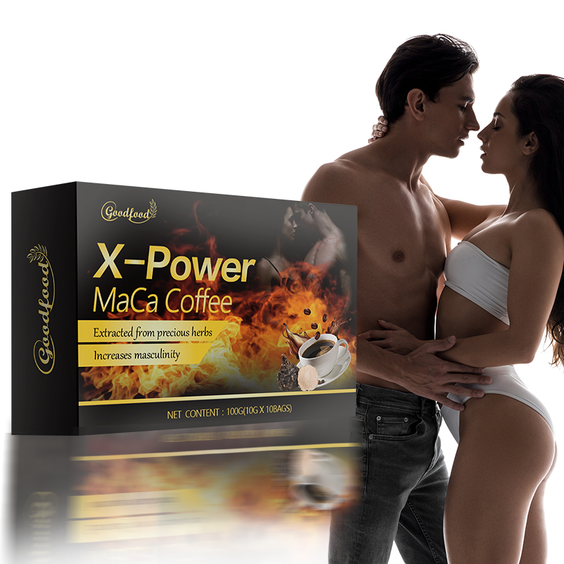 Factory Price Hot Sale X Power Coffee Herbal Men's Energy Supplement Prevent Premature Ejaculation Chocolate Fruit Bitter Box